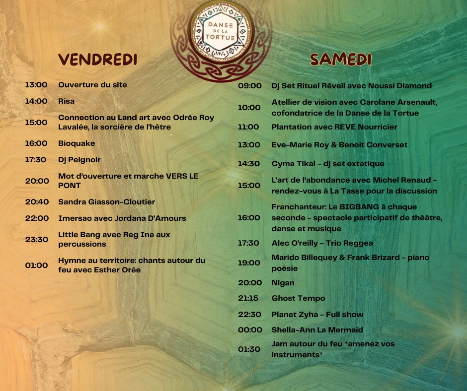 Programmation du Festival du Fun